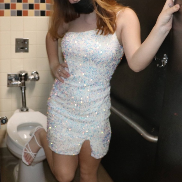 One Shoulder Cocktail Dress - Picture 4 of 4